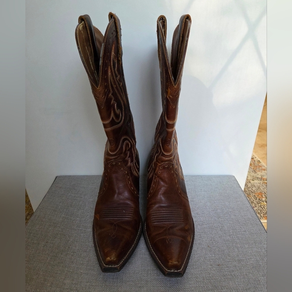 Ariat Women's Heritage Western Boots Snip Toe 6.5 - Picture 4 of 10